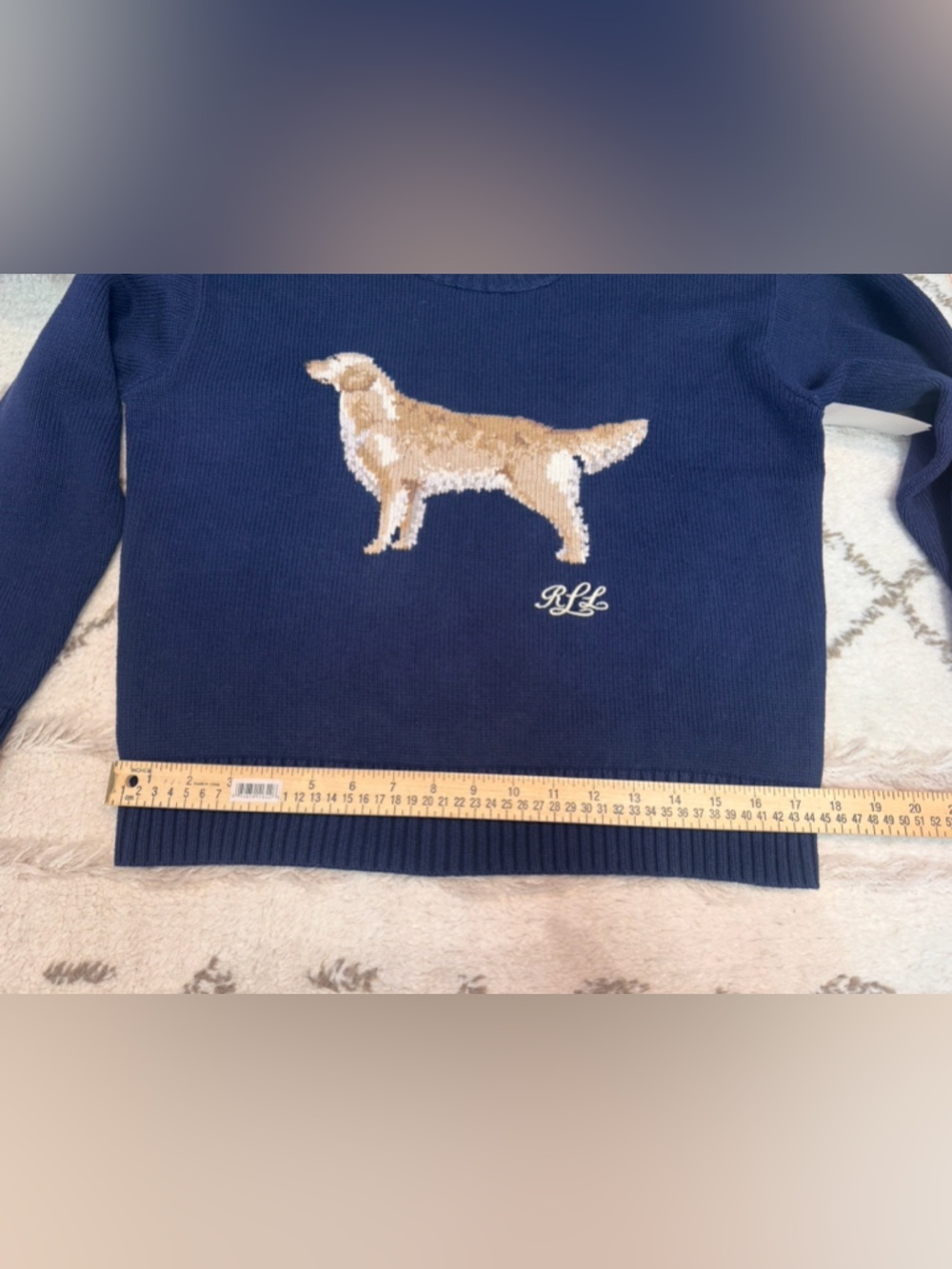 Lauren Ralph Lauren Cotton Dog Sweater - Picture 8 of 11